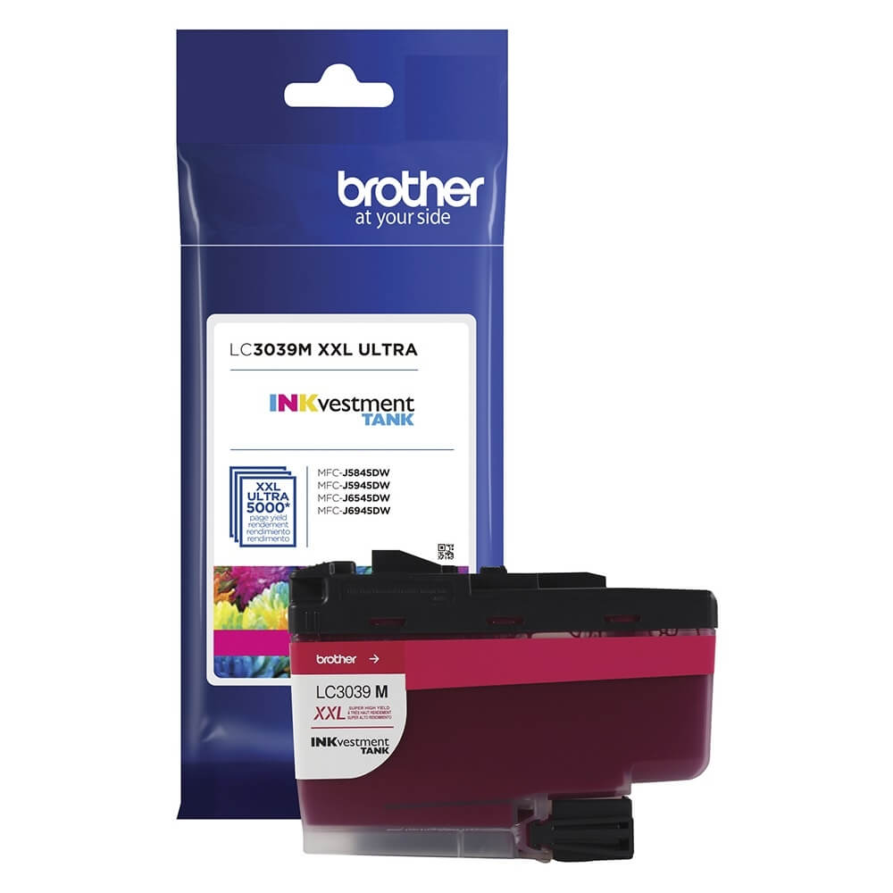 Cartucho de Tinta Brother LC 3039 M Magenta para MFC-J6545DW - Impressorajato